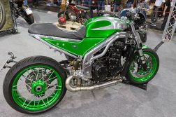 spraying motorcycle fairings