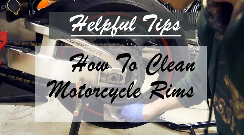 how to clean dirt bike rims