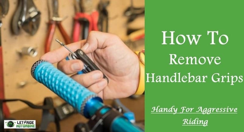 how to remove handlebar grips