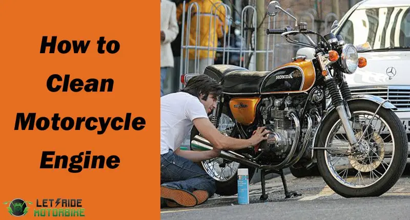 cleaning motorcycle engine
