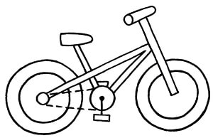 how to draw a bike